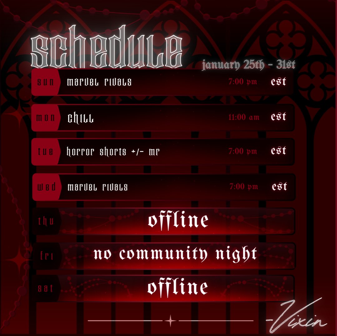 I'm back tomorrow! I don't plan on playing MR as much as it's on here. It's more or less a place holder for now. Monday is going to depend on how sleepy I am c:

See you soon. 🫀