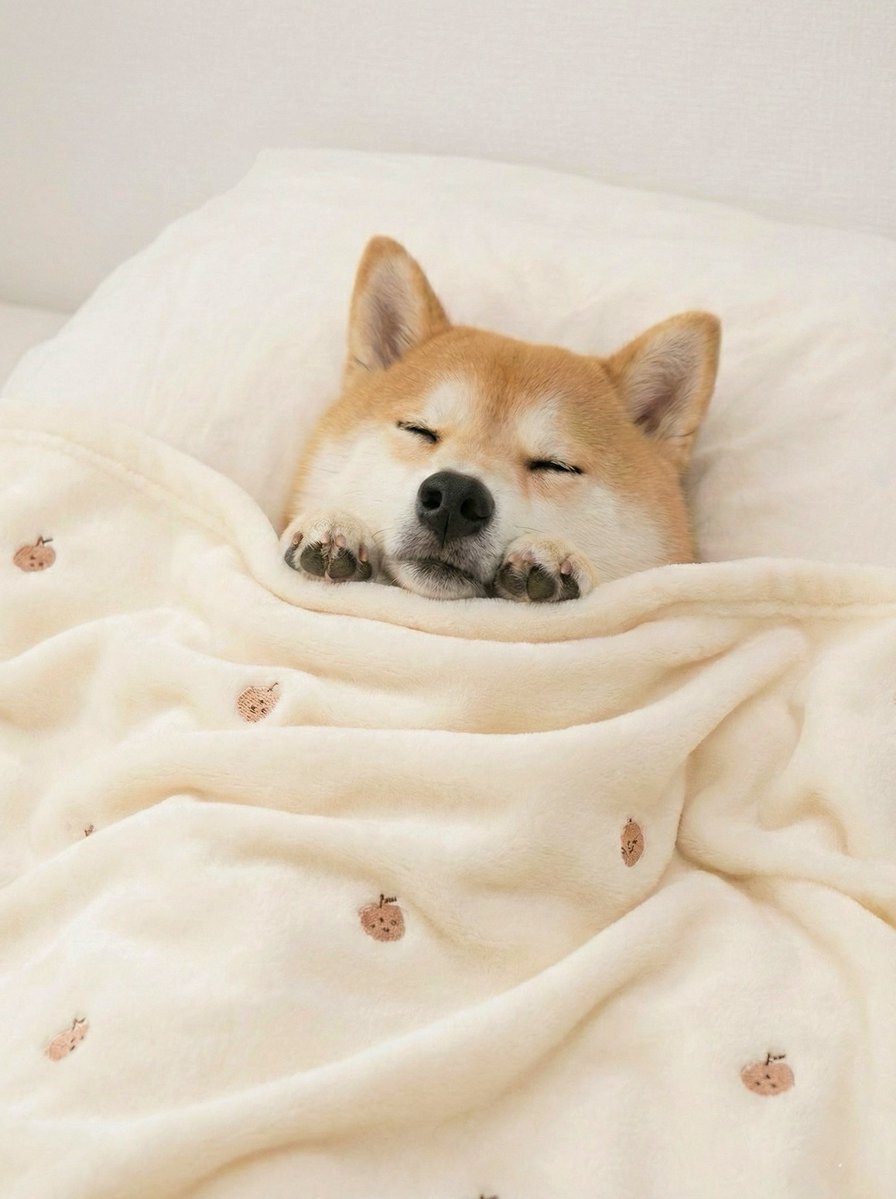 隣で昼寝してる犬は天使か何かなの？