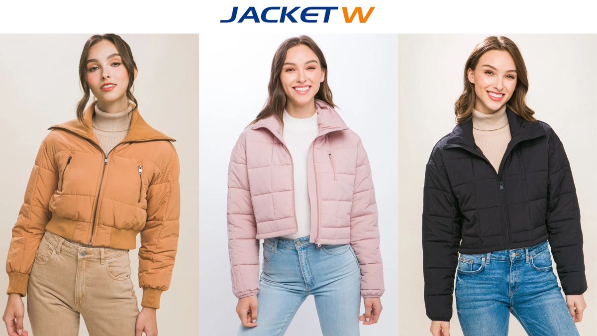 jacketw2023's tweet image. Crop it like it's hot. 🔥🧥 The JACKETW Zipper Cropped Puffer brings the heat in Camel, Pink, and Black. High-neck warmth meets modern street style. 🛒 jacketw.com/collections/wo…

#JACKETW #WinterStyle #CroppedJacket