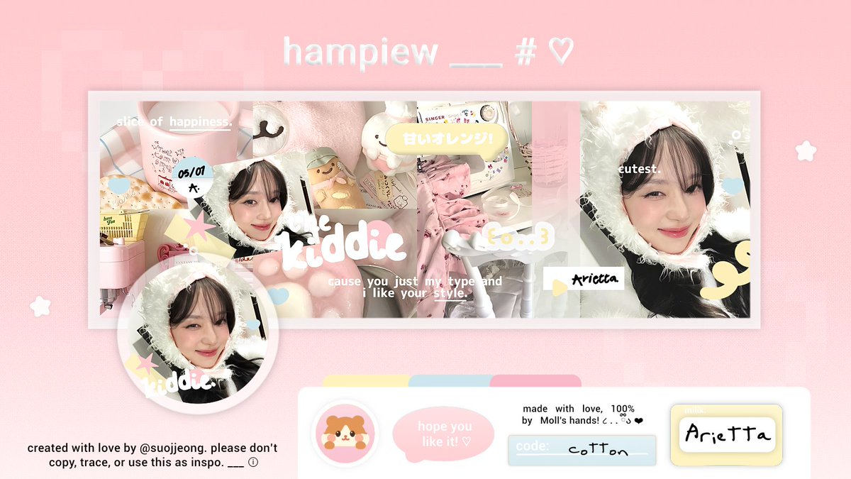 suojjeong's tweet image. ⠀
◎﹕🌸 help retweet?  thank you! ◌ Ⳋ

⊂⊃ 🥣🐹 𖠗 halooo! . . 💭 moll open titipan layout dari katalog 'bintang kecil' &amp;amp; 'cotton' dengan harga spesial  ⌲ 🍀🍮╭╯⑅ kindly check ALT 🎀 𓈒 𓐍

⨳ 💌 ——— #zonauang #zonaba ៸🍦ა