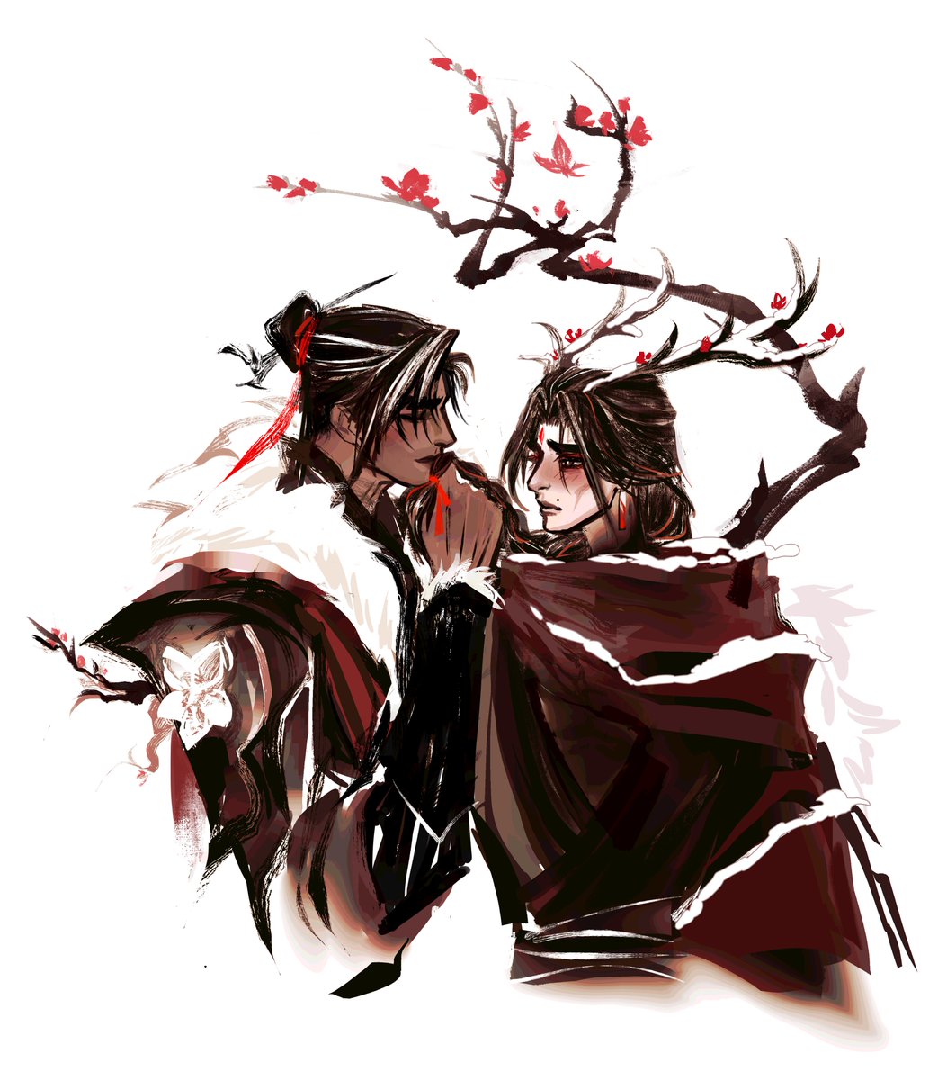 i got uncontrollable brainworms so i drew more.. with jayvik this time hehe.. 

imagining viktor wears his hair in a braid for practicality and jayce always braids it for him and then kisses his braid for good luck :) 
(1/2)