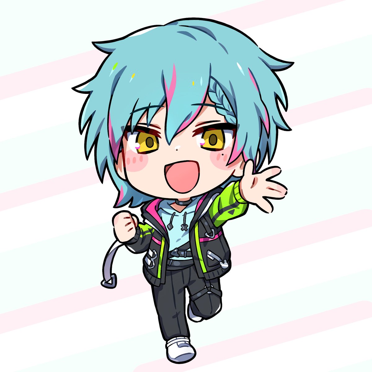 ︎ ❖イラスト公開︎❖

Illustrator
にしきだえぬ様（#nishikidaenu ）
にSDイラストを描いていただきました！

元気いっぱいでかわよい新しき命です
みんなもたくさん愛でてあげてね✨

無償企画も予定しているみたいです！
皆さんもぜひチェックしてみてね✅