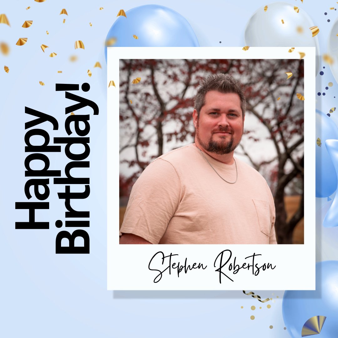 smalltownsunday's tweet photo. Happy Birthday to our brother, Stephen Robertson! 🎉🎉🎉
We’re so thankful for your heart, your talent, and the steady joy you bring to Small Town Sunday. Praying this next year is full of blessings and a whole lot more music. Help us wish Stephen the happiest of birthdays! 🎂🎶 https://t.co/2EBMog4SaH