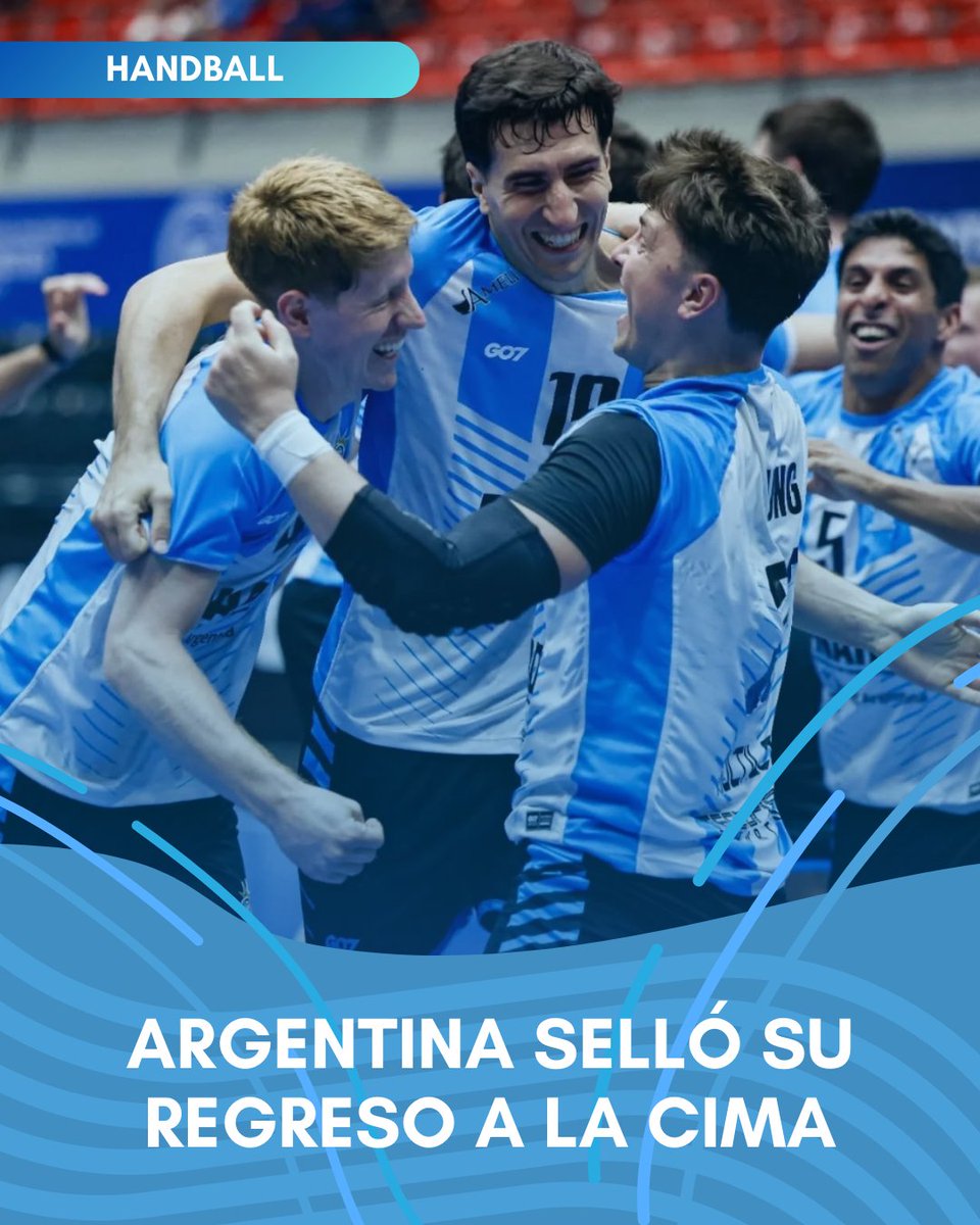 ¡Los Gladiadores vuelven a la cima!🤾🏻‍♂️🇦🇷
Tras 6 años, Argentina venció a Brasil 26–25 y se consagró campeón del Sur-Centro 🥇
Invictos, rumbo al Mundial Alemania 2027 🔜🇩🇪

#Handball #LosGladiadores #Argentina #SurCentro