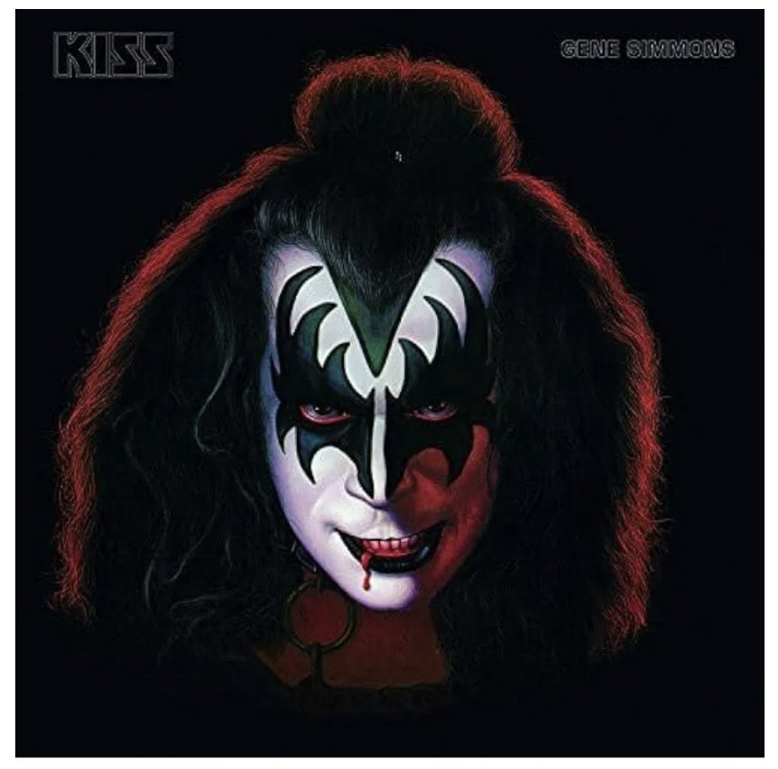 午後は #KISS 『GENE SIMMONS』💿️でスタート👿交友関係をフルに活用