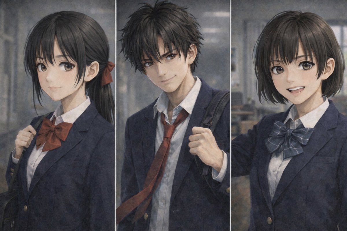 KanKogu's tweet photo. AI使って、書いてる小説の人物イメージ作ってみた

https://t.co/HAlOxn47bo https://t.co/IHSLucTmld