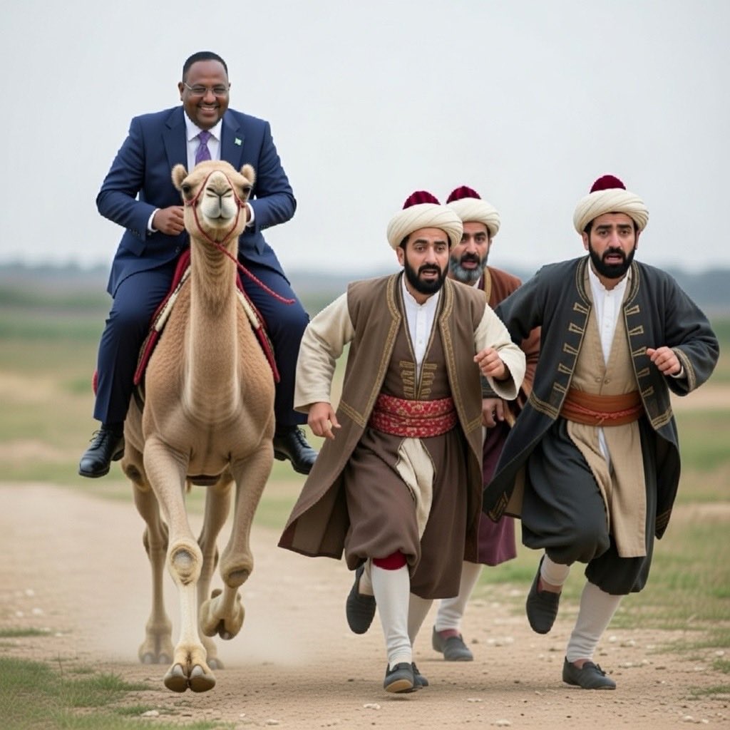 Larry The Camel tweet media