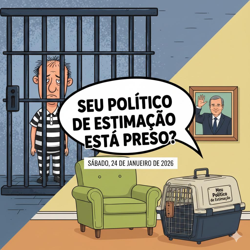 Você luta por justiça, mas seu político de estimação está preso...  então o primeiro desonesto é você!