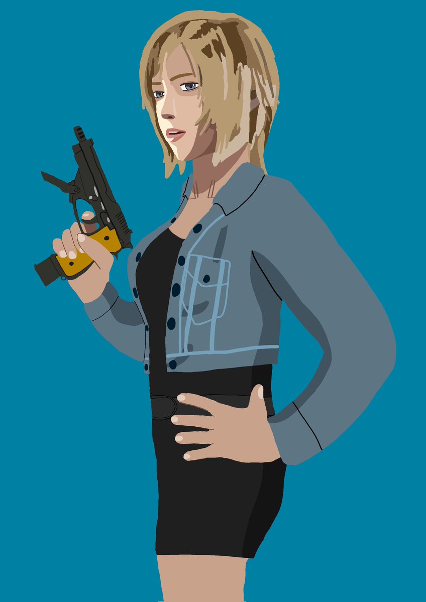 アヤブレア　イラスト Aya Brea Fanart #The3rdBirthday #パラサイトイヴ #パラサイトイヴ2