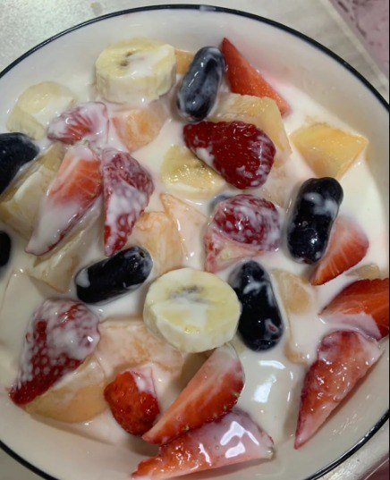 Sweet fruits brighten a quiet evening.