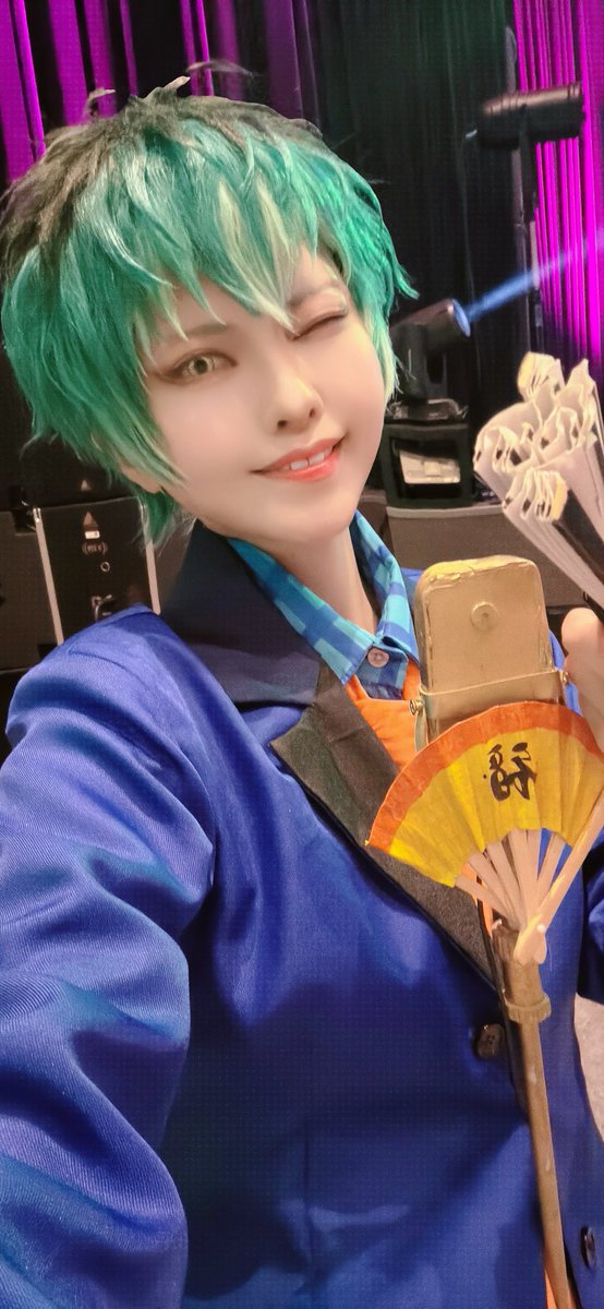 ch1r0ch0c0's tweet photo. ※cos

来てるよ！左馬刻君🐴と乱数ちゃん🍬と一緒🎋🪭

 #あにULA https://t.co/mtIdsmHRcP