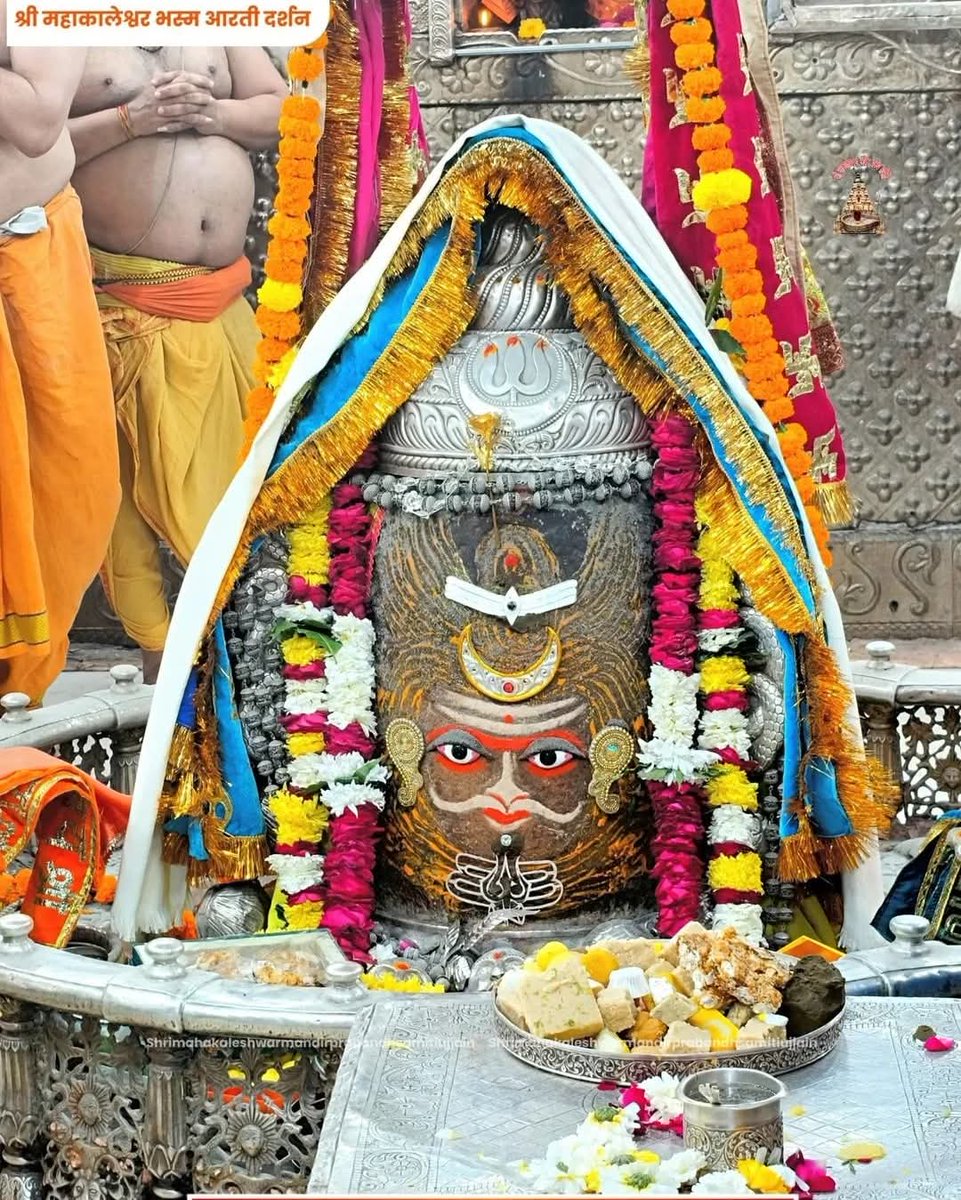 🙏🌹*Jai Shree Mahakal*🌹🙏
*श्री महाकालेश्वर ज्योतिर्लिंग का भस्म आरती शृंगार दर्शन*
*25-01-2026 कण-कण में महादेव*