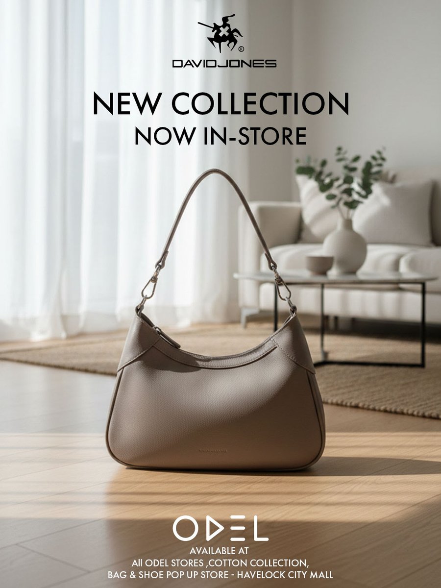 Carry your style, your way! David Jones handbags, crossbodies &amp; more now available @ all ODEL, Cotton Collection stores &amp; Bags &amp; the Shoe pop-up, Havelock City Mall.