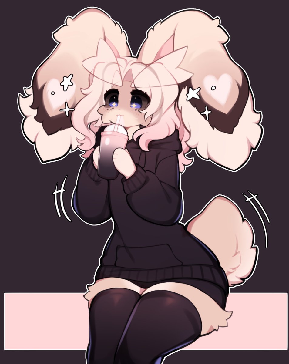 lopanny with boba tea