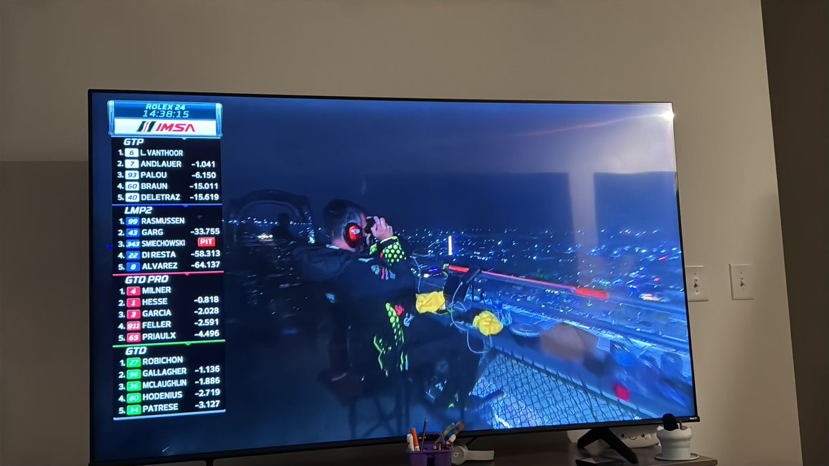 TavoRod4's tweet image. Reportando desde la tormenta, el internet jalando bien, la luz bien, aún no pega con todo pero disfrutando de las 24 hours of Daytona #wec #Daytona