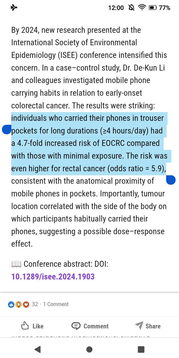 If in the year 2026 you still think that early onset aggressive colorectal cancer has ANYTHING to do with diet or seed oils

You are the equivalent of asleep at the wheel, while drunk, with a glimmering joint in your mouth

Straight out of Kaiser Permanente Oakland: