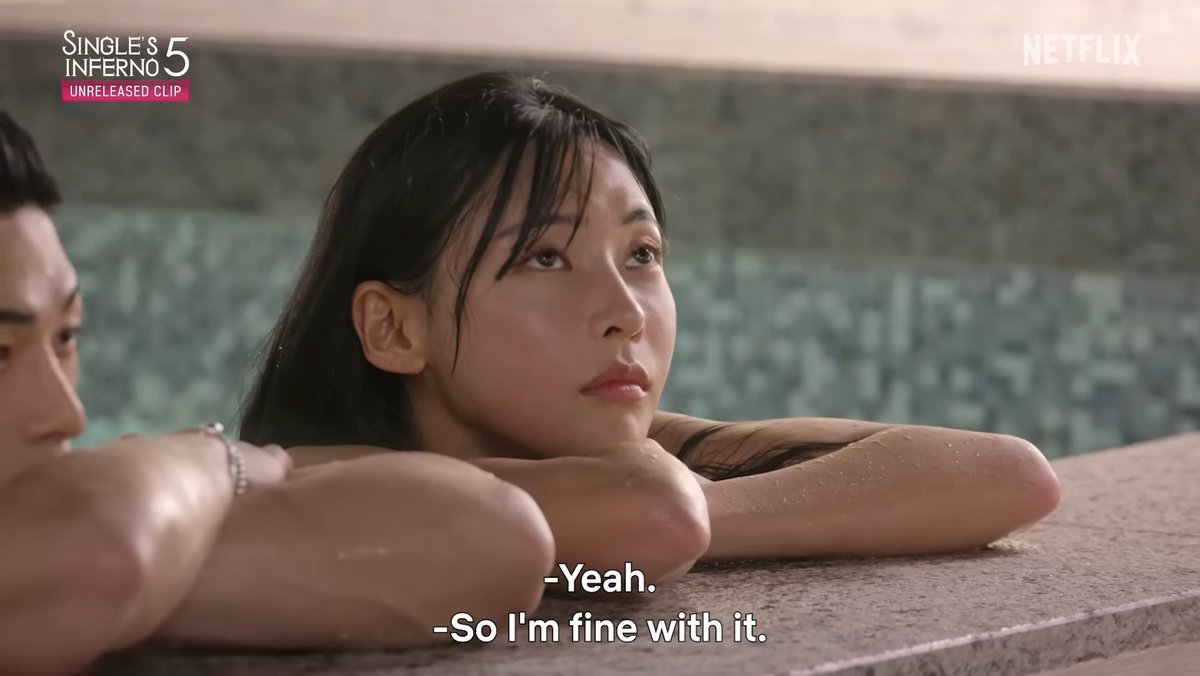 nabillawdy's tweet image. while mingee’s anxious and enthusiastic expression reflects the audience’s feelings, seungil reassures her(+us) that the silence isn't a sign of awkwardness. it feels more like they’re enjoying themselves and developing a deep unspoken bond #singlesinferno5