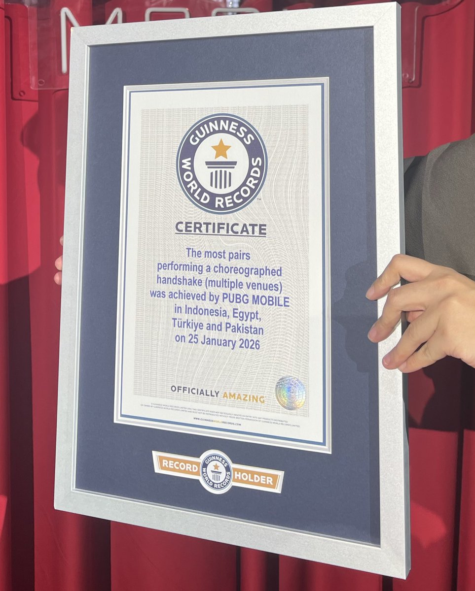 PUBGM_TR's tweet photo. Rekorumuzun kırılma anları! 👏🎉 @GWR #pubgmfriendfest https://t.co/Ujz51yCSEh