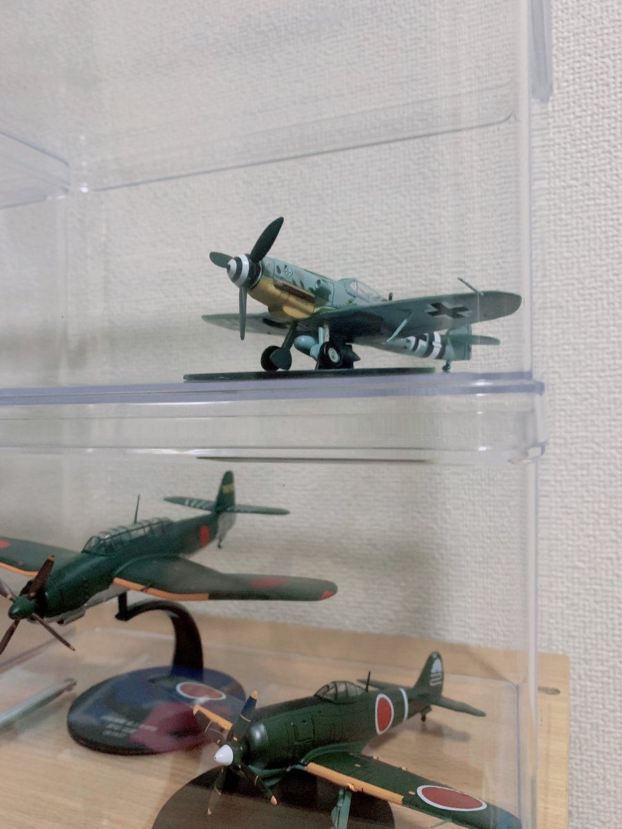 だいぶ増えてきた日本の傑作機たち＆ドイツ機🐺😊
あと烈風とP-38ライトニングとスピットファイアも追加する予定