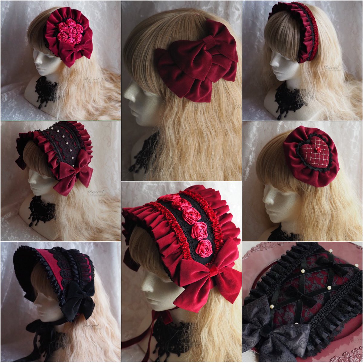 【新品未使用】Reizend(ライツェント)さん 薔薇のヘッドドレス/赤 🦋Reizend🦋 (@reizend_al) / Posts / X