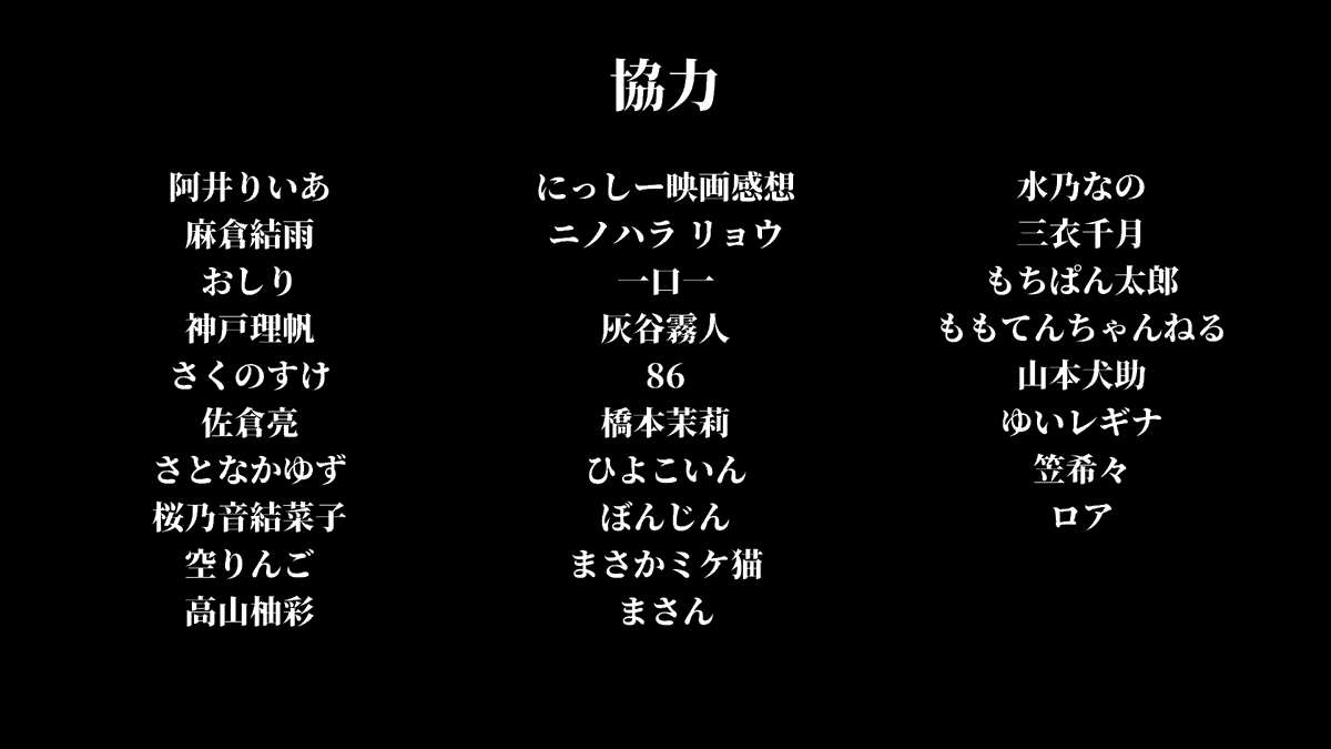 ⌛️５分間のメイド⌛️
いよいよテストプレイを開始しました。
以下の方々にご協力いただいております。
ありがとうございます。