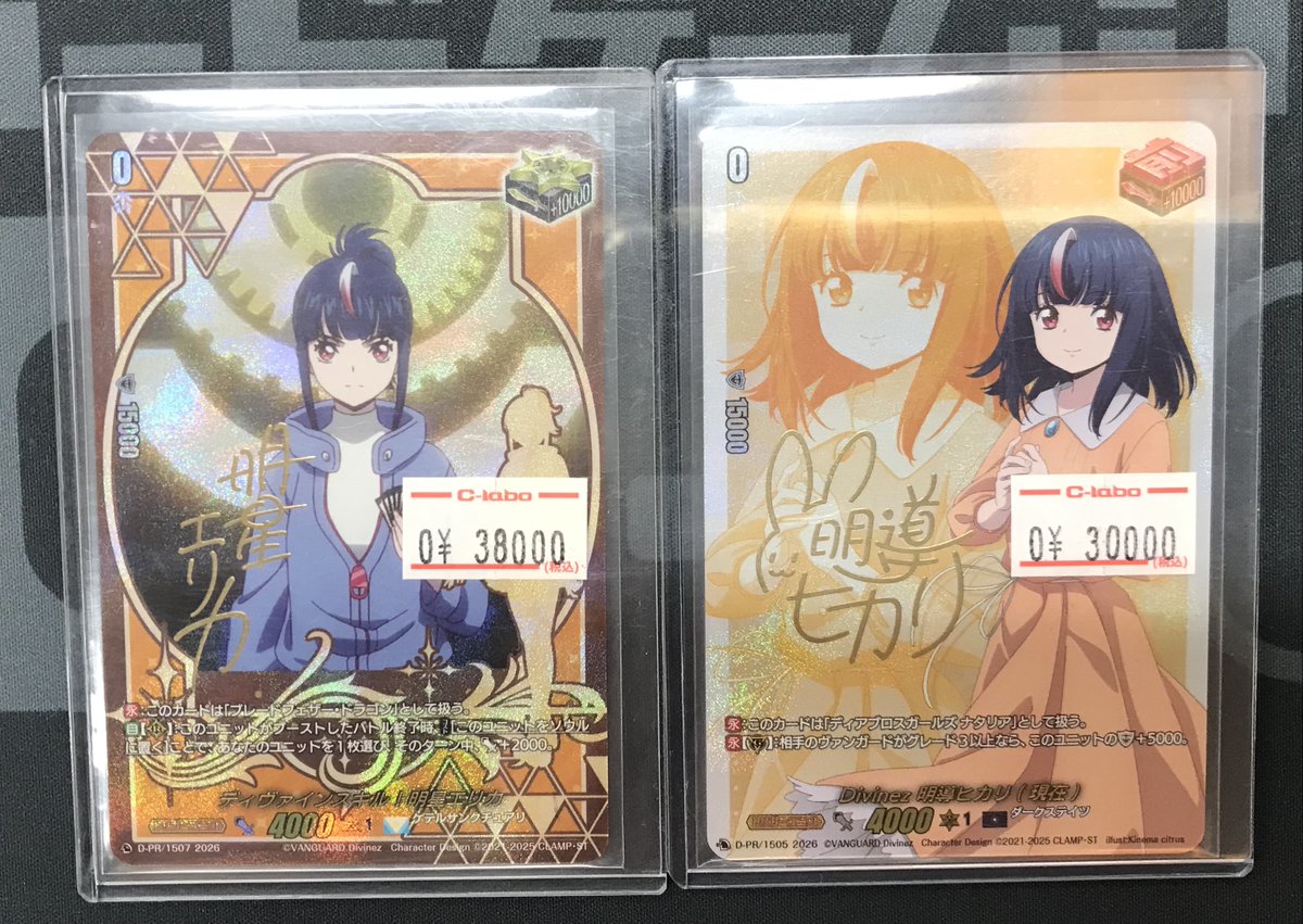 ディヴァインスキル！明星エリカ サイン1枚 明星エリカ - デラックス