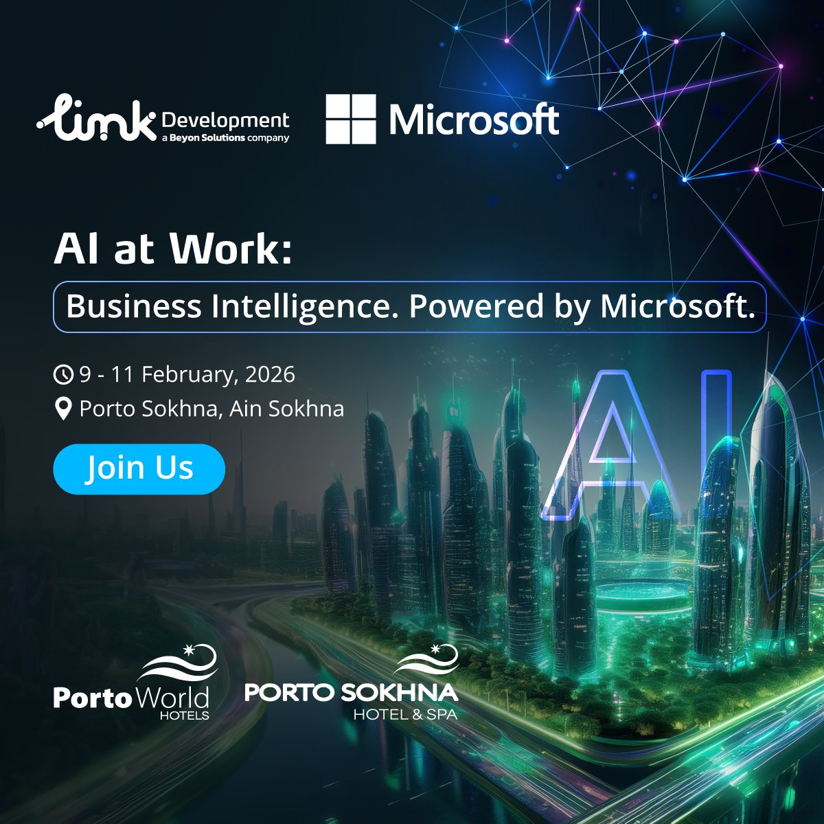 We are proud to collaborate with A Capital Holding on AI AT WORK, an executive forum bringing together banking and pharmaceutical leaders to examine how Microsoft’s enterprise AI technologies are enabling secure and scalable transformation.

📍 Porto Sokhna
📅 February 9–11, 2026