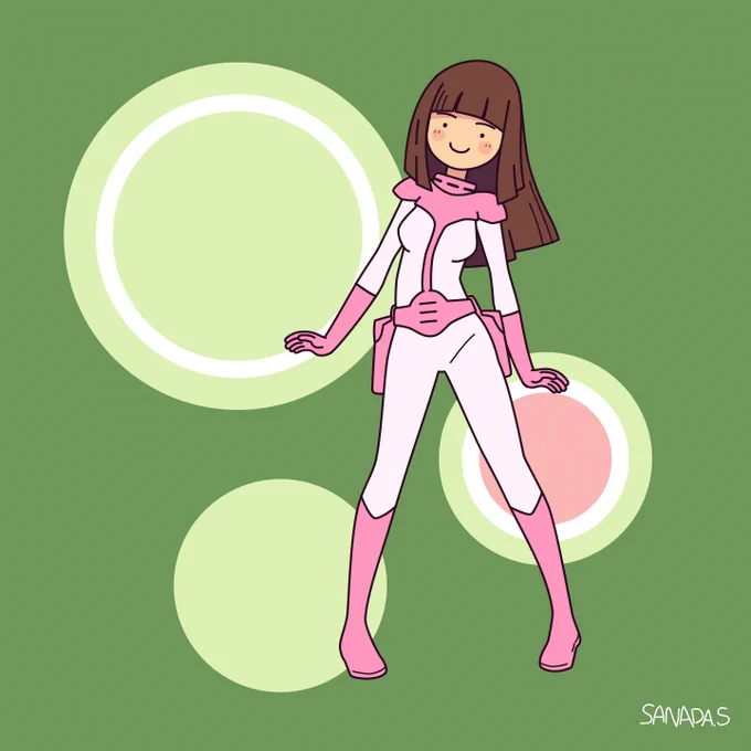 ボトムズの話題が盛り上がって来たので、むかし描いたフィアナさんのファンアート