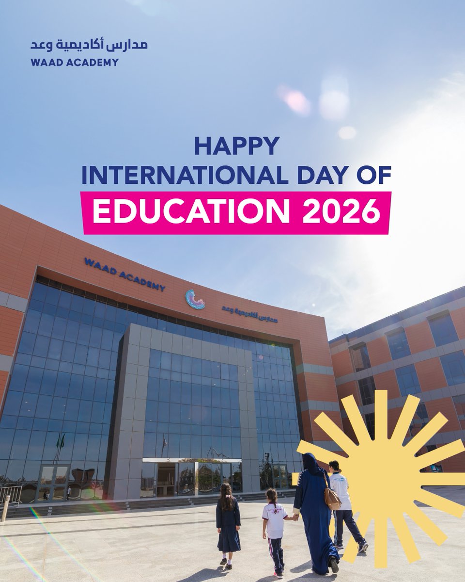 International Education Day 2026 🌍📚

#InternationalEducationDay #InternationalEducation #StudentSuccess #LearningJourney #WaadAcademy #WaadEducation #JeddahSchools #KSA