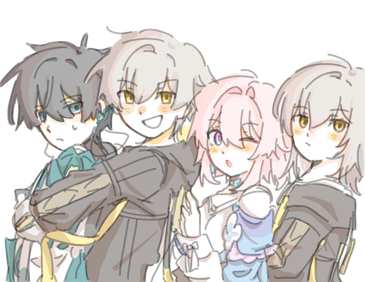krkr_9014's tweet image. #HonkaiStarRail 
💚💛🩷💛
