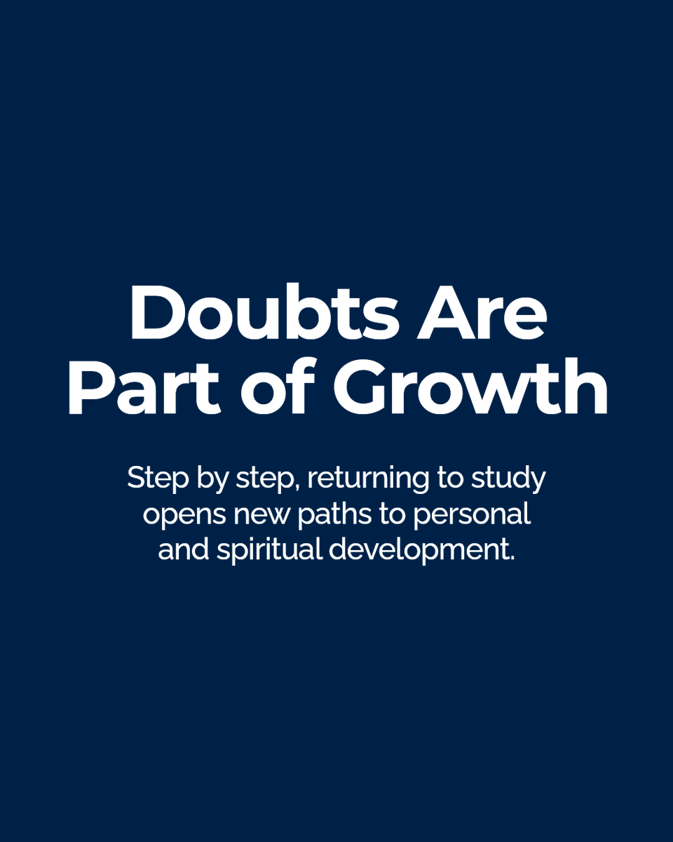 Doubts about returning to religious study are common—but every step brings you closer to growth. Ready for a fresh start? Comment "Renew" to begin.

Find out more now buytickets.at/bradfordmuslim…