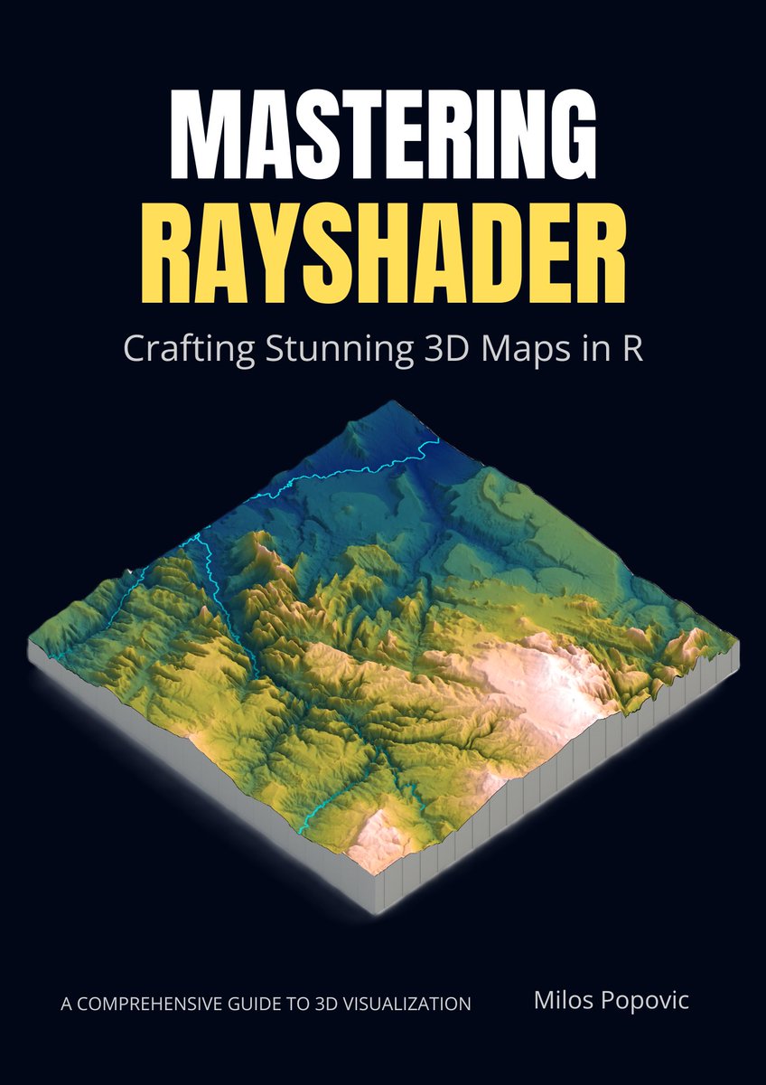 My first 3D maps were a mess: pitch-black shadows, jagged edges, muddy lighting. I didn’t post them. I kept them on my hard drive and iterated until I understood what makes a 3D map look professional.

That’s why I wrote this:

📖 Mastering rayshader: from first render to