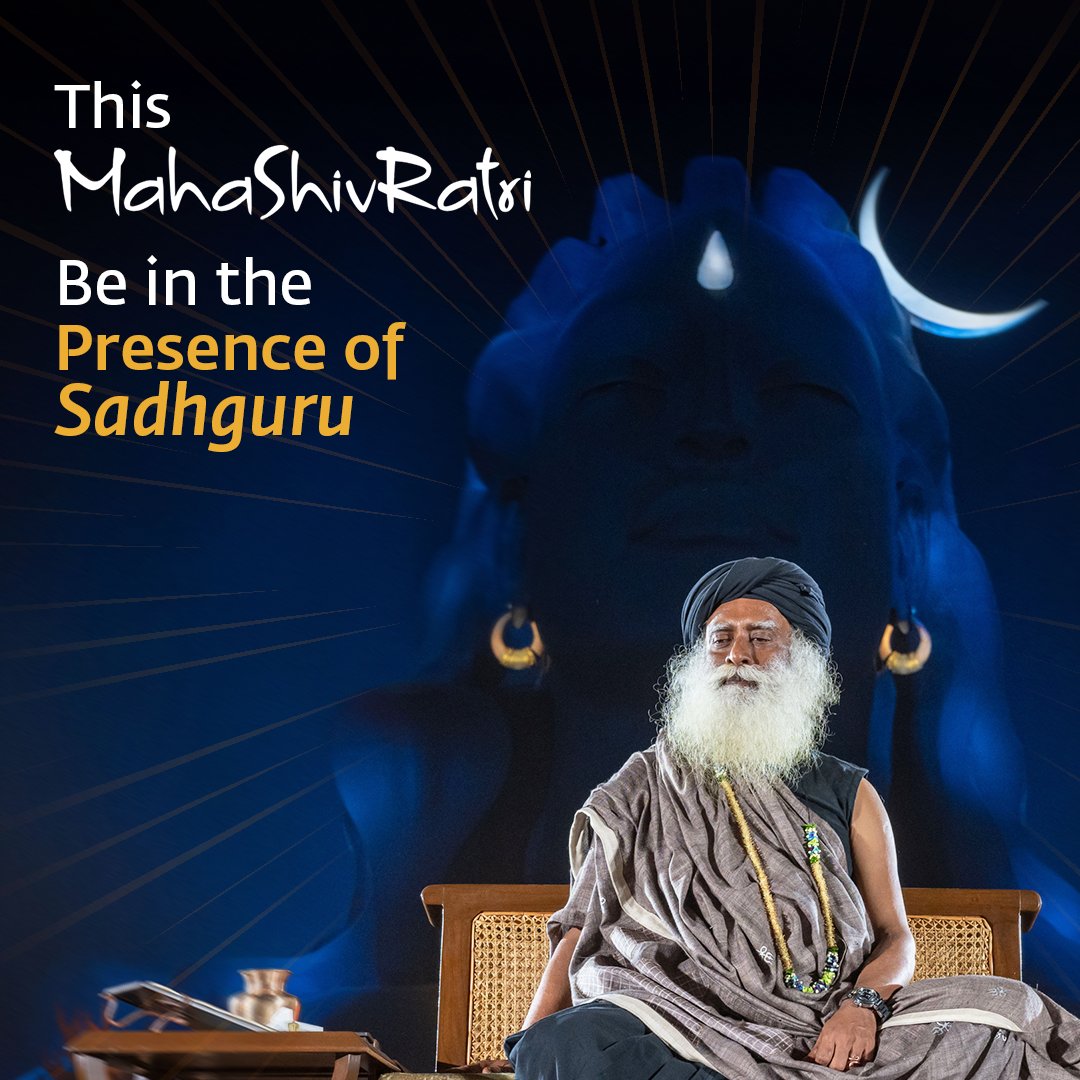 ishafoundation's tweet photo. Spend Mahashivratri with @SadhguruJV, in the towering presence of Adiyogi!​
From dusk to dawn, let music, meditations, and Sadhguru’s grace turn one night into a doorway to the Divine.

Register Now : https://t.co/IhV9gJpBX4

#IshaMahashivratri2026Seating #IshaMahashivratri2026 #Mahashivratri2026