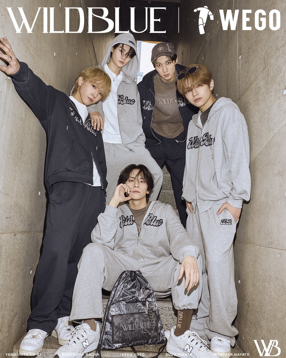 WEGO_press's tweet photo. ／
WILD BLUE×WEGO COLLABORATION
＼

5人組ボーイズグループ“ #WILDBLUE ”とのコラボアイテムの発売が決定しました！
メンバーの皆様自ら監修しこだわりの詰まったアイテムとなっております☆
さらに、コラボアイテム発売を記念して1日店長イベントも開催☁️✨
イベント当日限定でオリジナルトレカのノベルティも数量限定でプレゼントいたします。
WILD BLUEとのコラボ企画、お見逃しなく...！💫

詳細はこちら⏩https://t.co/1v24O2kwnE

＜WILD BLUE×WEGO COLLABORATION ITEM＞
◼︎発売日
先行発売：2月20日（金）昼12時〜※ONLINE STORE限定
一般販売：2月21日（土）

◼︎販売店舗
WEGO 1.3.5... 原宿店 / WEGO 心斎橋店 / WEGO ONLINE STORE
※WEGO 1.3.5... 原宿店では発売日のみイベント実施の兼ね合いで抽選券をお持ちの方のみのご購入とさせていただきます。発売日当日にWEGO 1.3.5... 原宿店にてコラボ商品購入をご希望の方は、抽選券配布時間（当日朝9:00〜9:30）にお越しくださいませ。

@wildblue_ykme