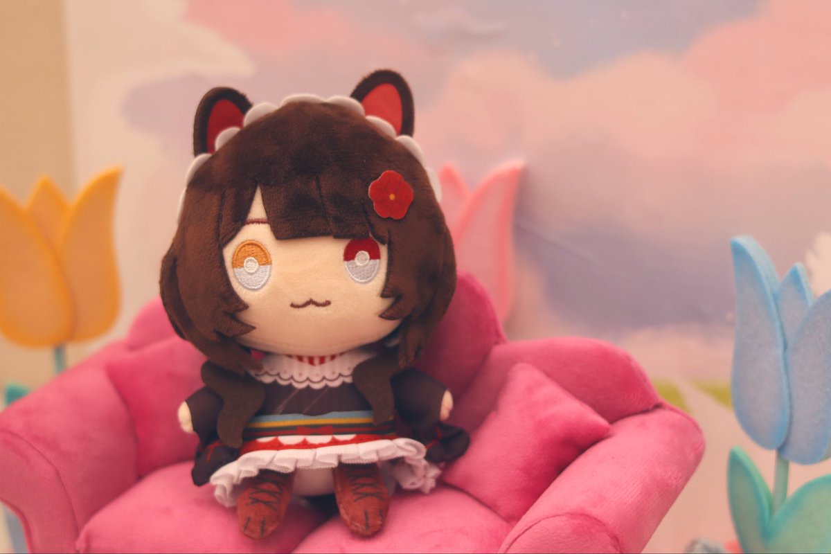 ぬい撮りブースで撮影させていただいた写真です！かわいいブースでした！ #CosFav展3