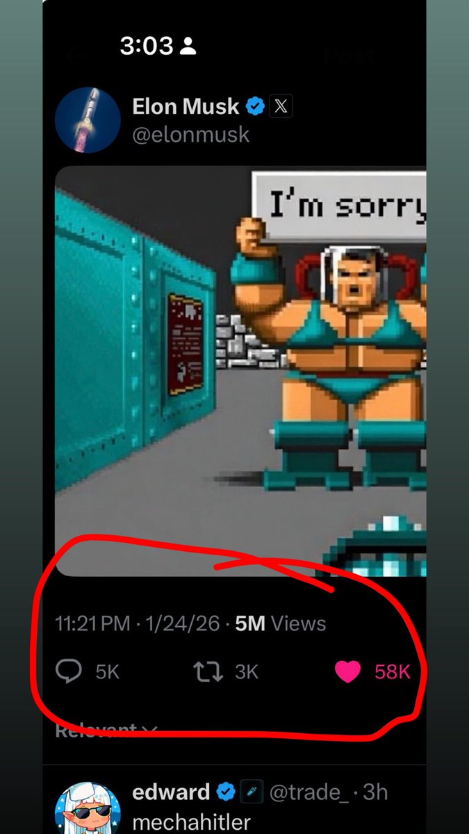 5 MILLION VIEWS &amp; 60K likes in 3 hours. Imagine in 24 Hours 🤯
$MechaHitler 
Ca:

9He1uoAy4JVn5NGzGhokBLbhAvnEVLu1D9qFQRkMpump