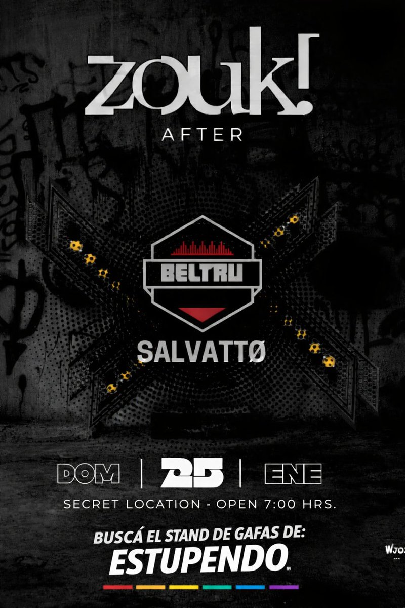 Nos vemos en Zouk! 😎