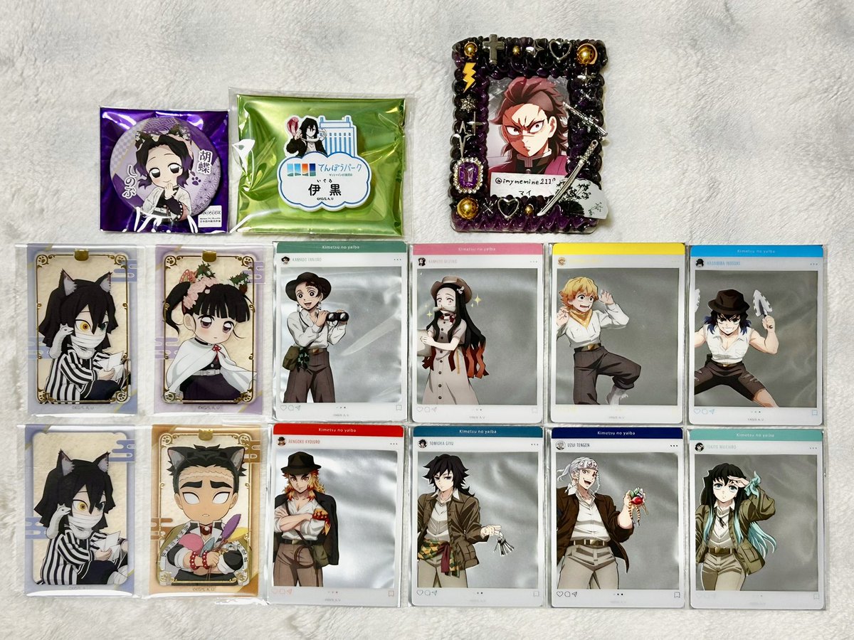 交換】鬼滅の刃 ナンジャタウン サンシャインシティ 缶バッジ クリア