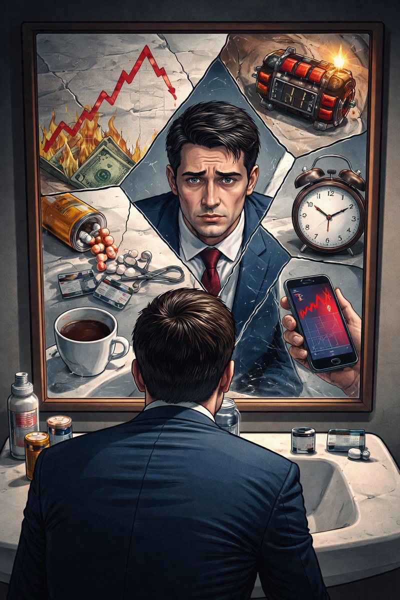 Pazar Okuması #18
Fark Etmeden Uyguladığın 7 İflas Stratejin.

Bu bir analiz değil.
Bu bir ayna.
Bakabilecek misin? 🧵🧵👇

Okuma süresi: 4dk
Öz eleştiri : 🤔