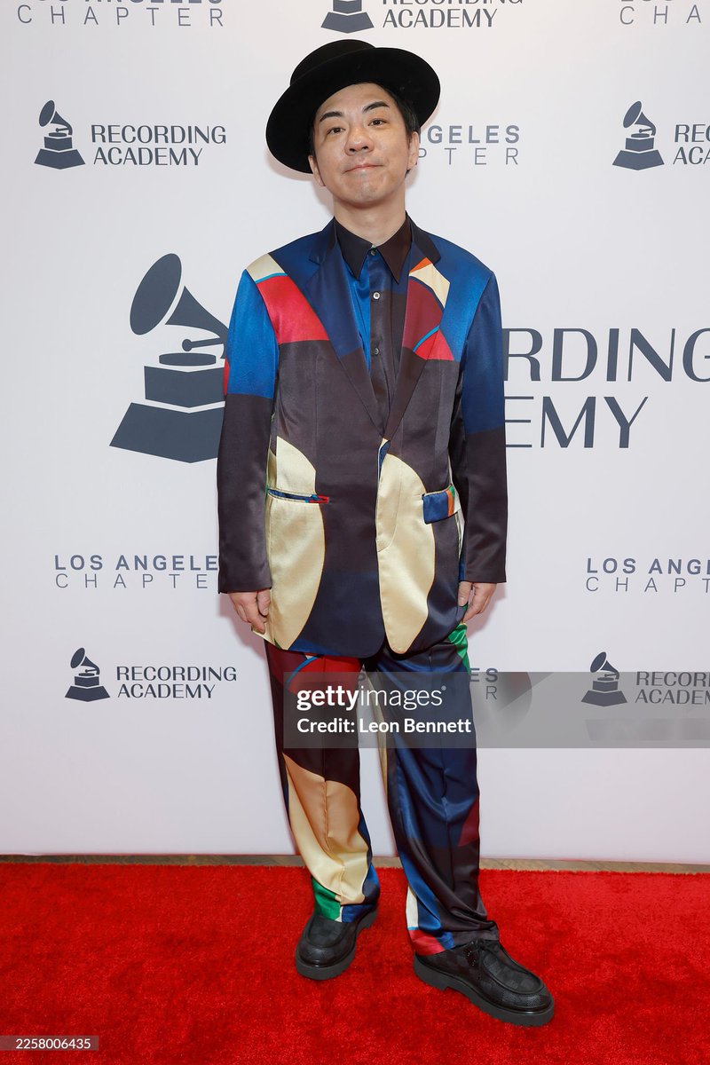 masanoritakumi's tweet image. LA Chapter nominee reception 💐Really appreciate for having me, Recording Academy ! The Grammy week is nothing but excitement. 

#grammys 
#lachapter 
#nomineereception 
#getty 
#gettyimages 
#masatakumi
#宅見将典