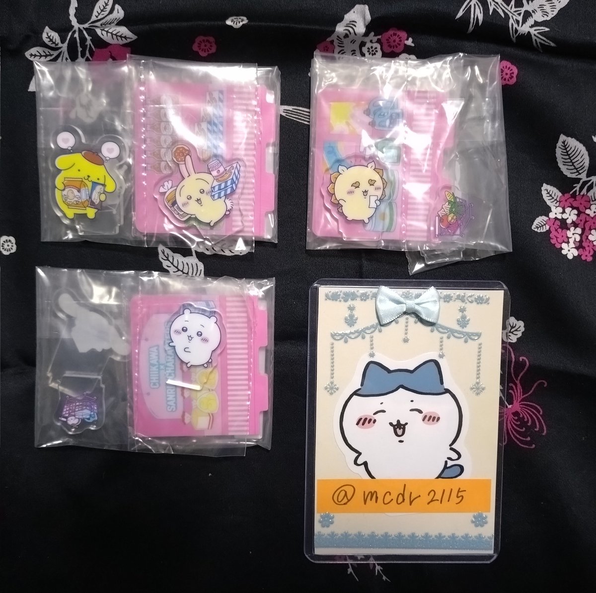 mcdr2115's tweet photo. 【交換】ちいかわ×サンリオ アクリルスタンド

譲：うさぎ×ポムポムプリン、ちいかわ×シナモン、シーサー×ポチ��ッコ

求：ハチワレ×ハローキティ

郵送での交換希望です。
検索からでもお気軽にお声掛けください。
よろしくお願いいたします。 https://t.co/z5YGr108ph