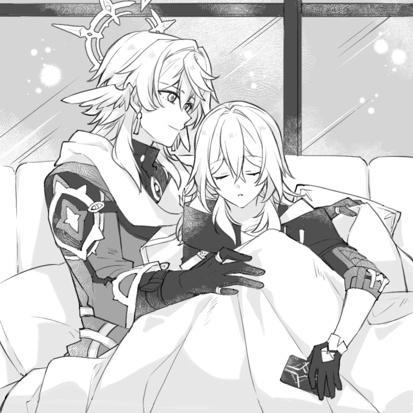 mugicha_cold's tweet image. 寝落ちしたらお部屋に運んでくれるかもしれない
#ンデ星 #sunstelle