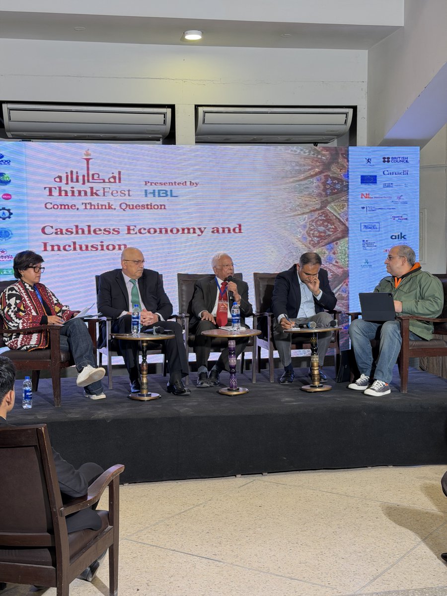 ThinkFestPK's tweet image. #CashlessEconomy at #ThinkFest26!