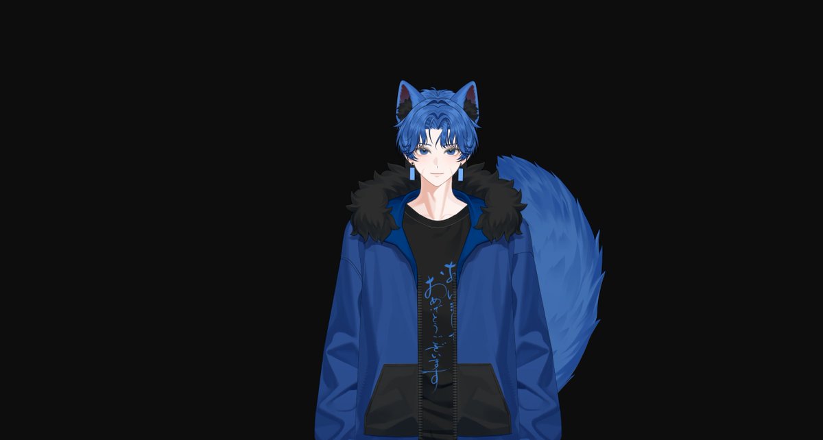 HitochiroVT's tweet image. Pour les personnes qui n ont pas pu venir sur le stream de hier soir j'ai changer de model 2D , voici mon nouveau model 2D 💙🦊