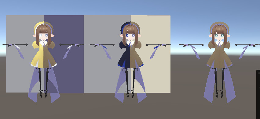 錯視ドレスネタのてっさくちゃんを描きたかったし作りたかったけどどちらもうまくいかなかったやつ