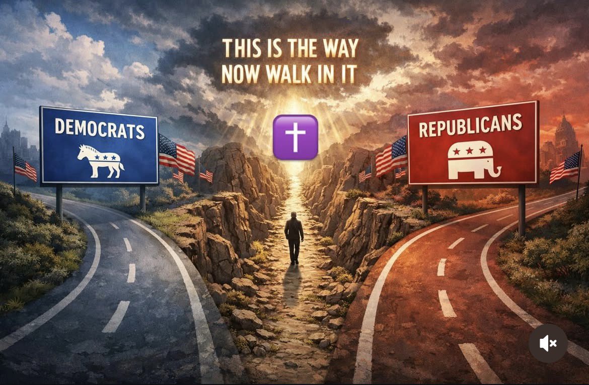 RealAbs1776's tweet image. This is NOT Republican vs Democrat. 

This is good vs evil. 

Choose the narrow path. 🙏🏻