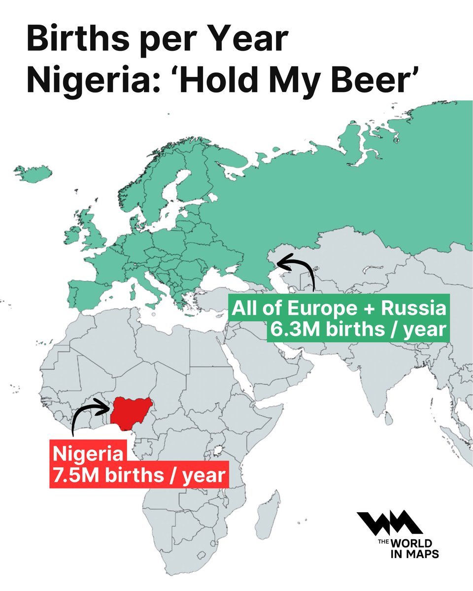 One country, more babies than a continent.