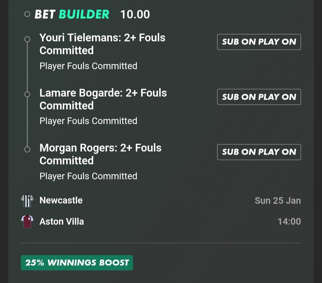MuttockMegaTips's tweet image. Longshot at 10/1 in Newcastle v Villa match