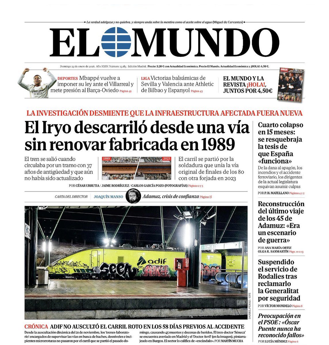 Desde el primer día comenté que quería a Mazón sentado en el banquillo, y que se haga justicia.

Aquí, lo mismo. Solo que la mayoría de los que opinaban que la negligencia de Mazón se paga con cárcel, ahora callan. 

Eso tiene un nombre.