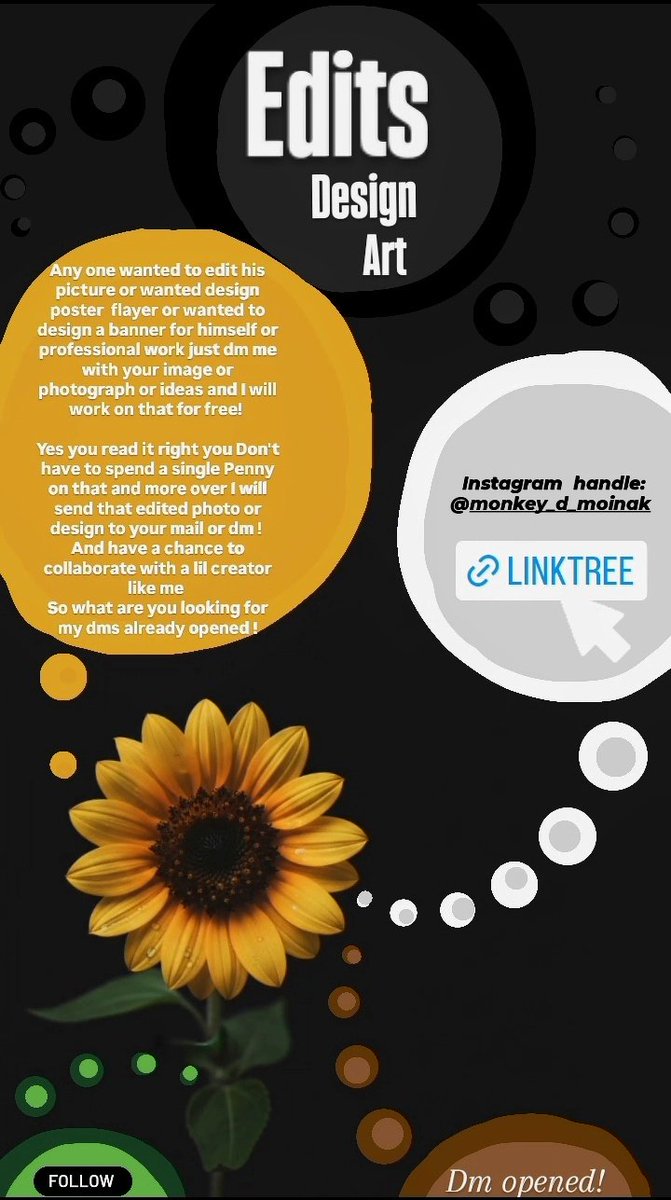 Monkey_d_moinak's tweet photo. FREE DESIGN WORK 🎨🔥
I’m taking on new projects for banners, flyers, and photo edits. $0 for a limited time while I build my 2026 reel. DM me your ideas or check the link on my bio! 🫵🏻
#GFX #Design #FreeEdits #Artist https://t.co/XgSkt9ZDjl